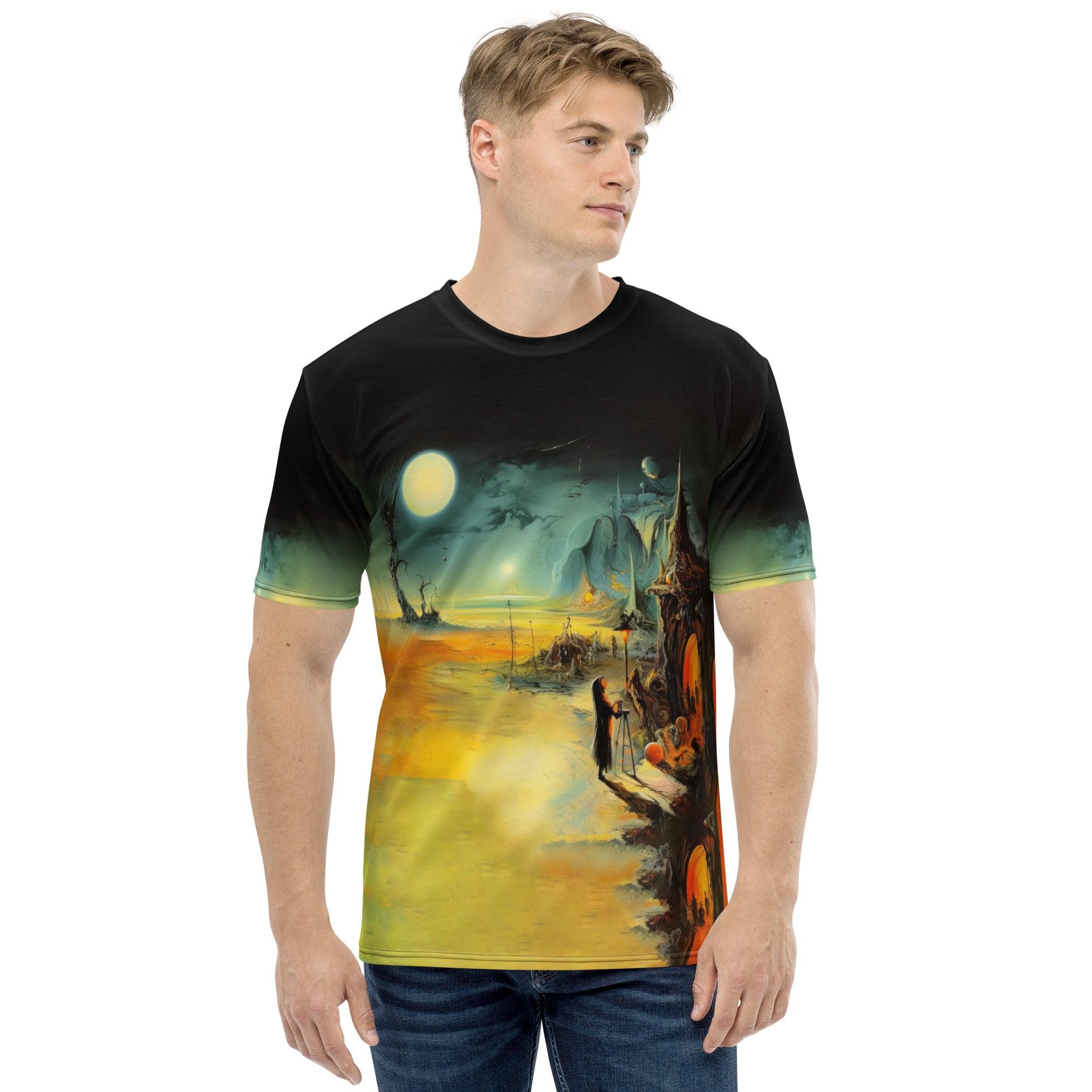 Halloween Enigma All Over Print Men's Crew Neck Tee Unravel The Mystery - Beyond T-shirts