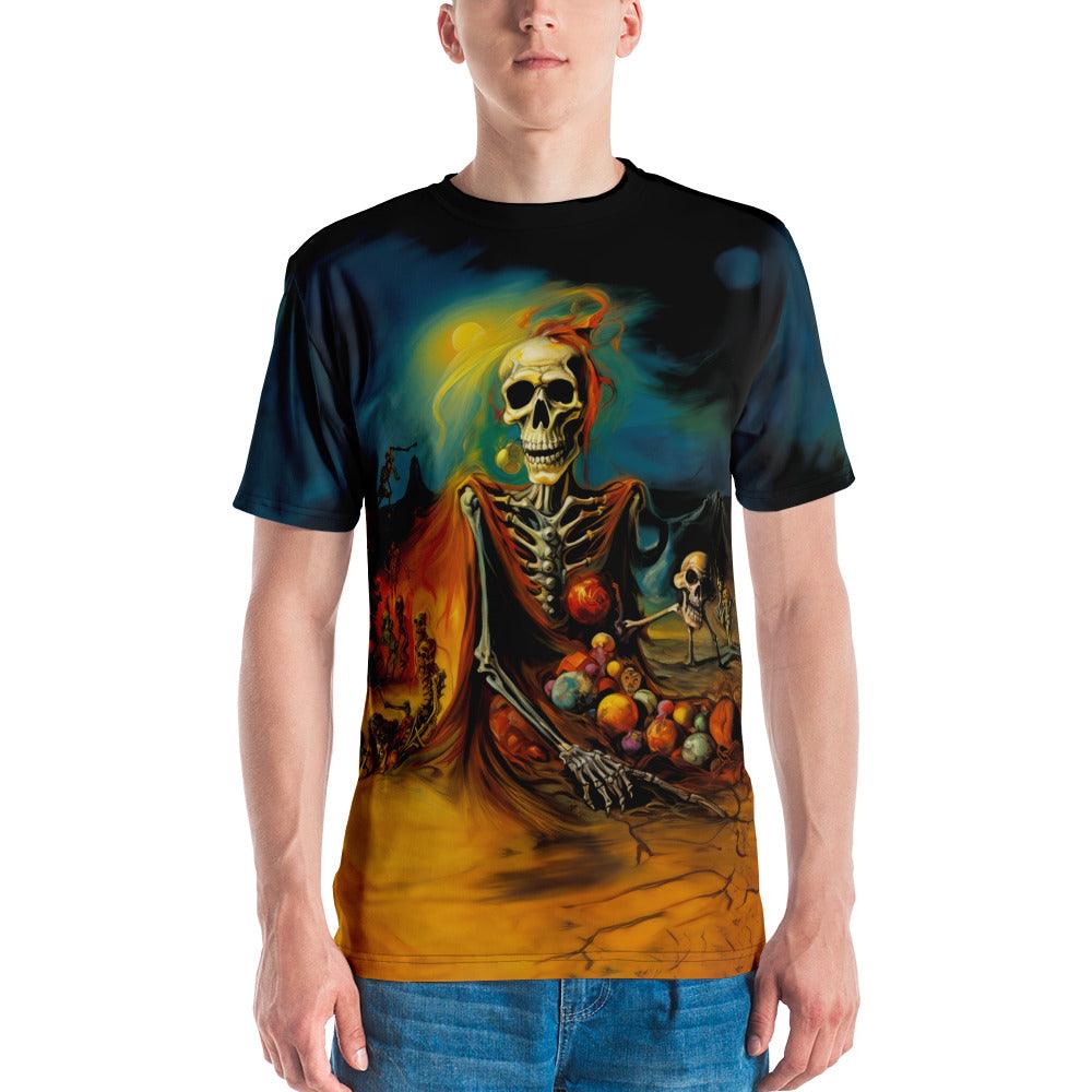 Men's Midnight Magic All Over Print Crew Neck Tee Embrace The Enchantment" - Beyond T-shirts