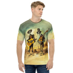 Men's Creepy Crawlers All Over Print Crew Neck Tee Unveil The Night's Secrets - Beyond T-shirts