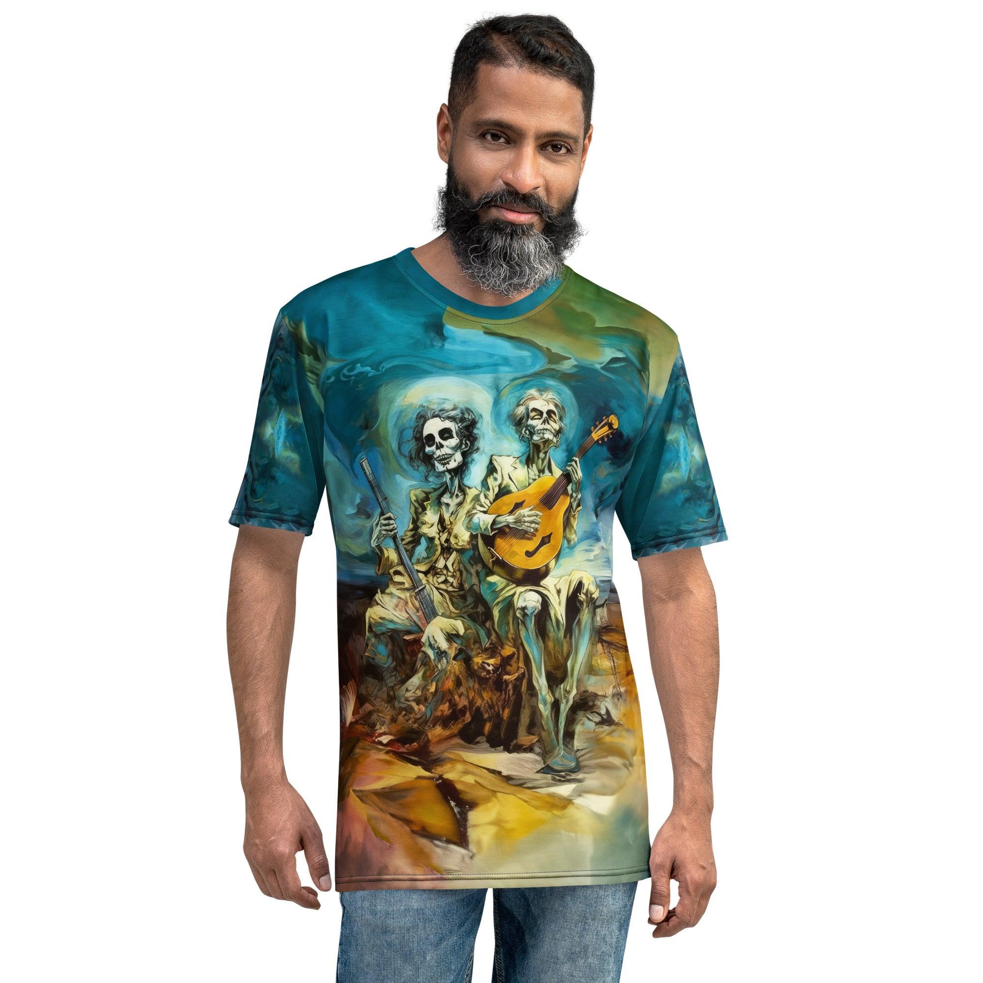 Men's Haunted Enchantment All Over Print Crew Neck Tee Embrace The Magic - Beyond T-shirts