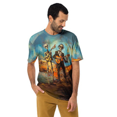 Men's Midnight Spirits All Over Print Crew Neck Tee Embrace The Supernatural - Beyond T-shirts