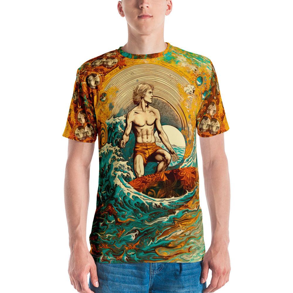 Island Surf Vibes Crew Neck T-Shirt - Beyond T-shirts