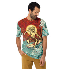 Surfing Catch Crew Neck Tee - Beyond T-shirts