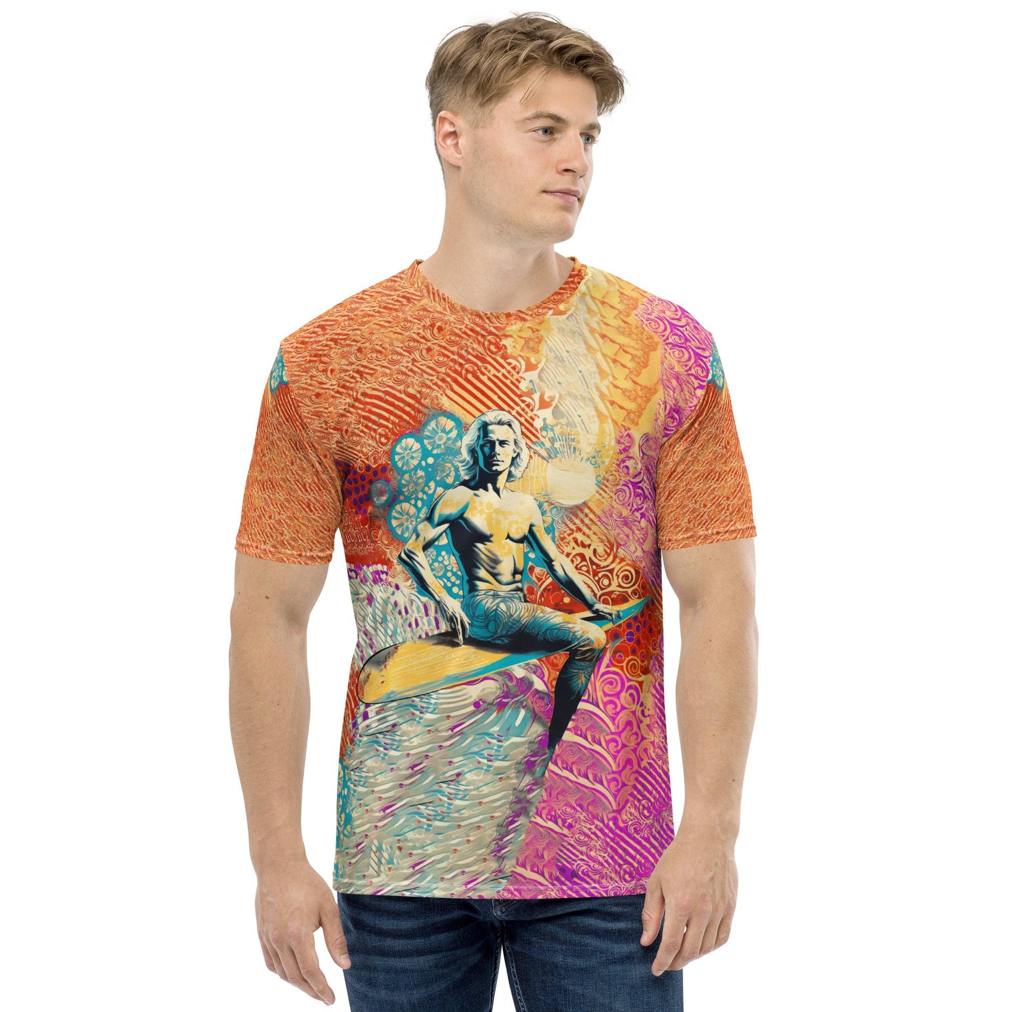 Surf's Up All-Over Print Men's Crew Neck T-Shirt - Beyond T-shirts