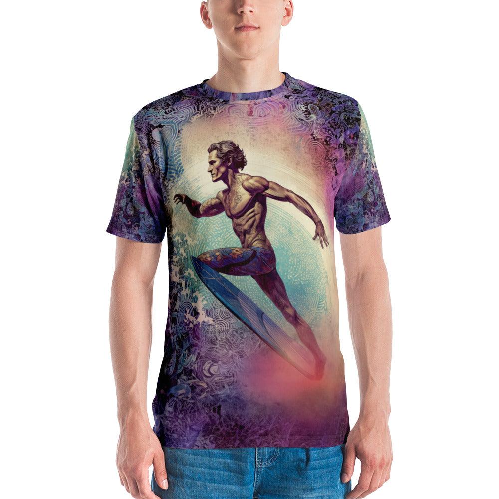 Coastal Escape All-Over Print Men's Crew Neck T-Shirt - Beyond T-shirts