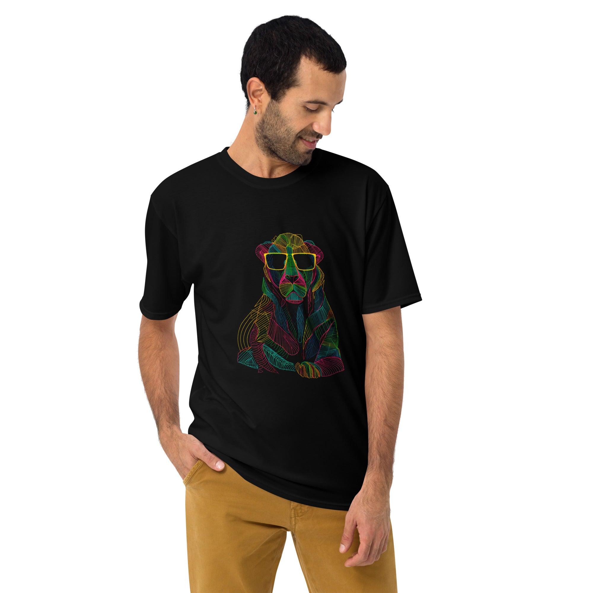 Lion's Roar All-Over Print Men's Crew Neck T-Shirt - Beyond T-shirts