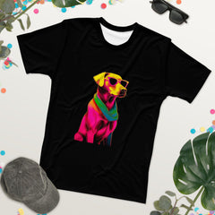 Dynamic Dog Duo Men’s Crew Neck T-Shirt - Beyond T-shirts