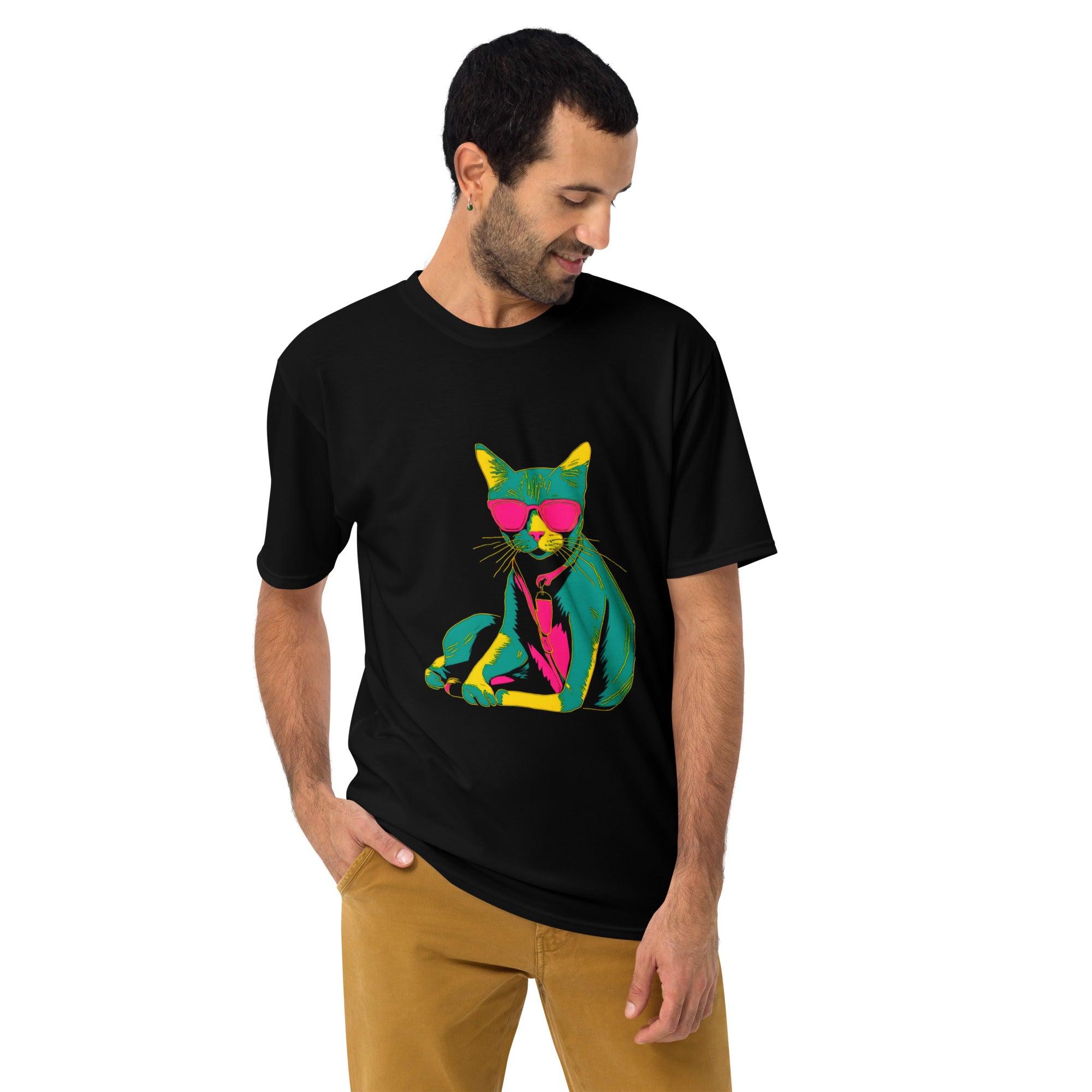 Curious Cat Canvas Crew Neck T-Shirt - Beyond T-shirts