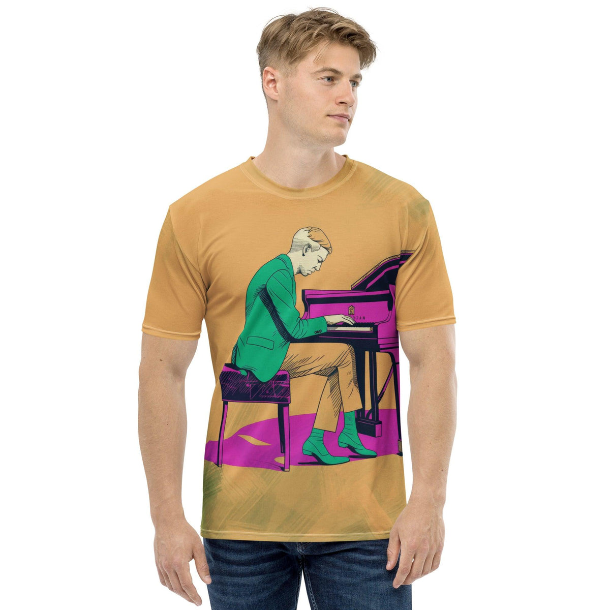 Sartorial Symphony All-Over Print Men's Crew Neck - Beyond T-shirts