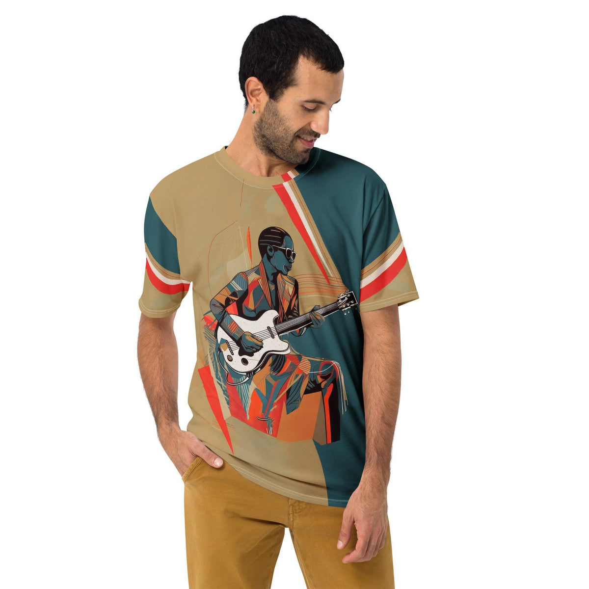 Fashion Fusion Men's All-Over Print Crew Neck - Beyond T-shirts