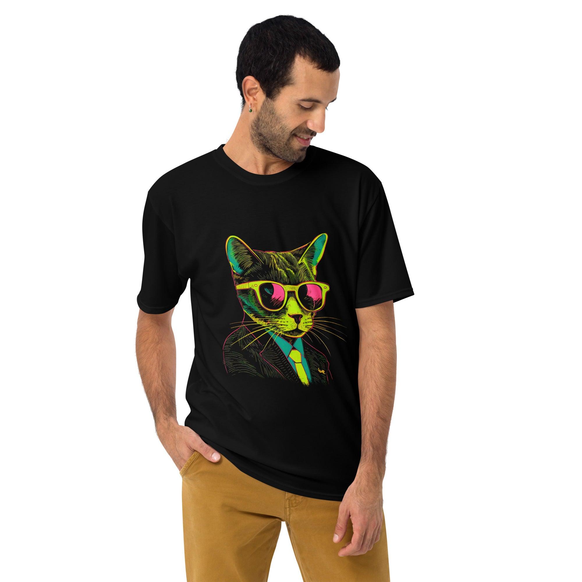Cat Constellations Men's Crew Neck All-Over Print Tee - Beyond T-shirts