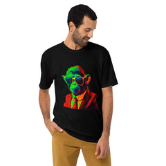 Playful Primate Men's Monkey Print Crew Neck Tee - Beyond T-shirts