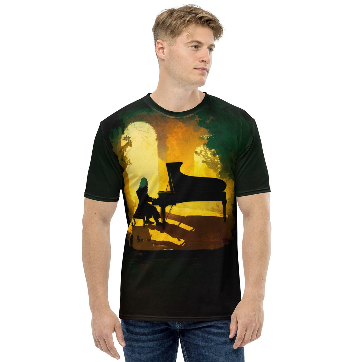 Guitar Strumming Dreams Men's All-Over Print Tee - Beyond T-shirts