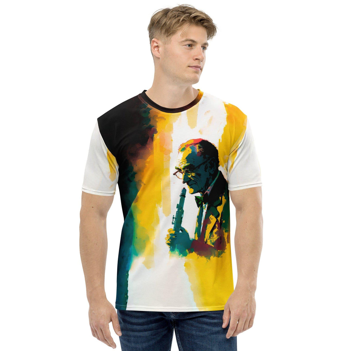 Harmony of Notes Men's Music Crew Neck Tee - Beyond T-shirts