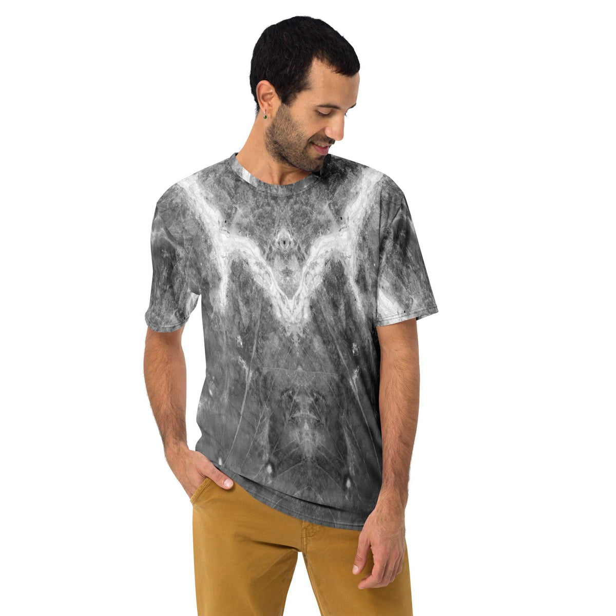 Savannah Splendor Men's Natural Pattern T-Shirt - Beyond T-shirts