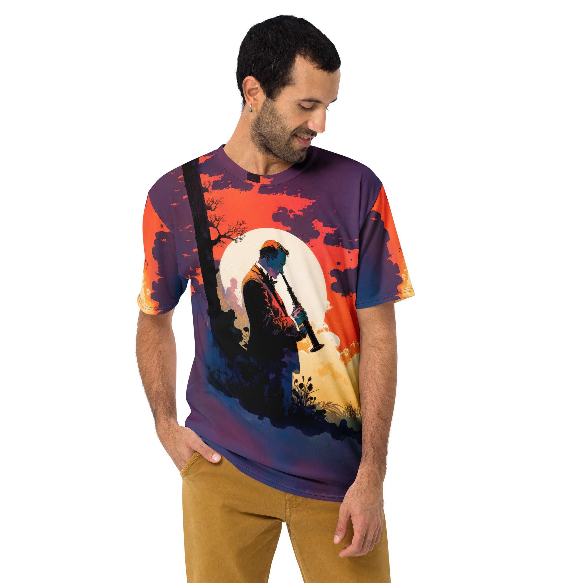 Electric Guitar Dreams Men's All-Over Print Crew Neck T-Shirt - Beyond T-shirts