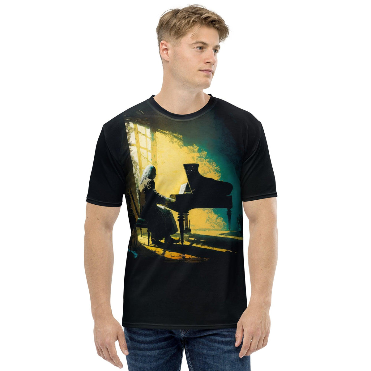 Retro Vinyl Record Music All-Over Print Men's T-Shirt - Beyond T-shirts