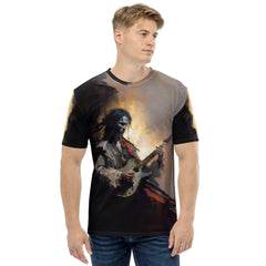 DJ Turntable Groove All-Over Print Men's T-Shirt - Beyond T-shirts