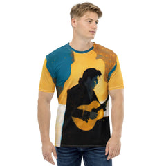 Electric Guitar Shredder All-Over Print Men's Crew Neck T-Shirt - Beyond T-shirts