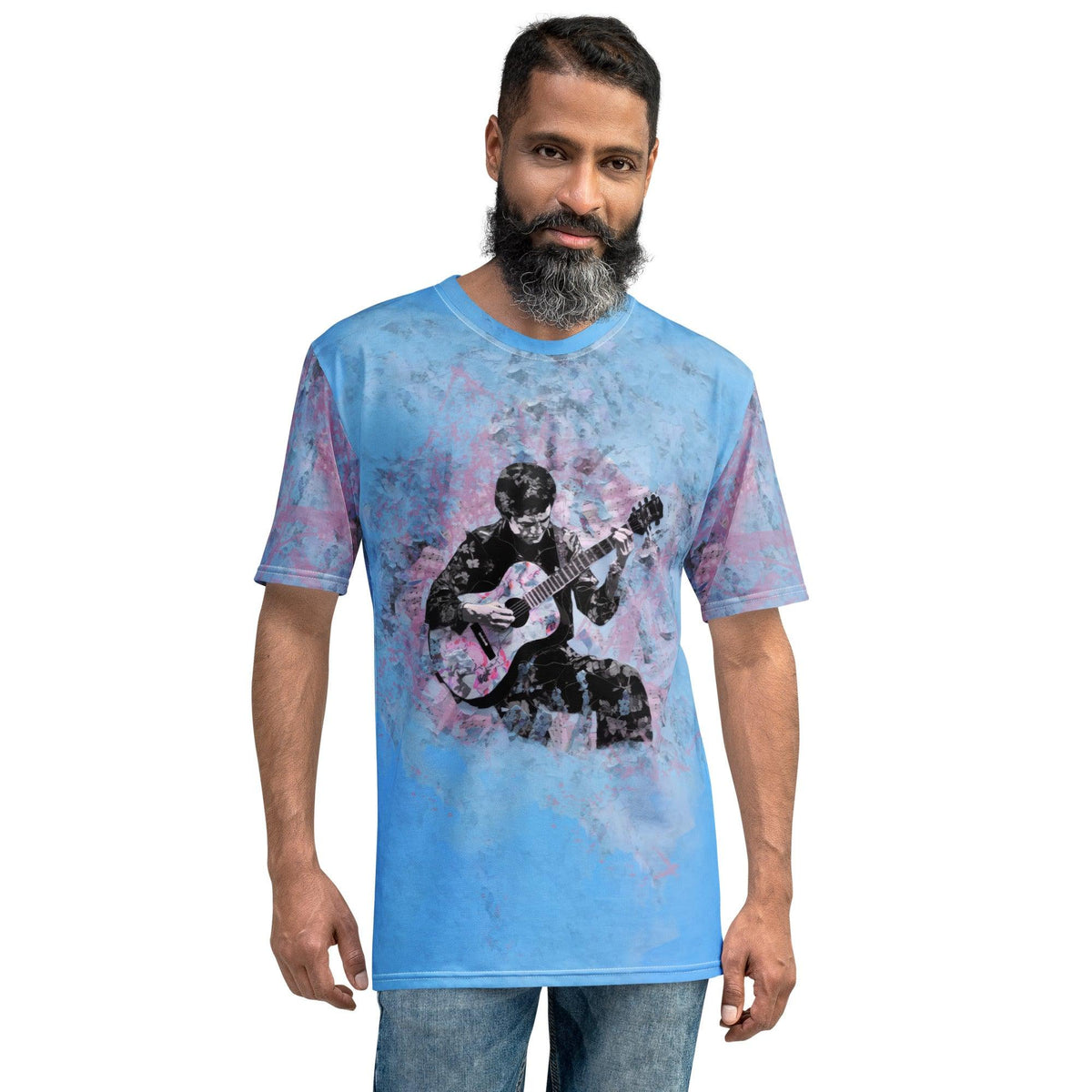 Melodies Unleashed Men's All-Over Print Crew Neck T-Shirt - Beyond T-shirts