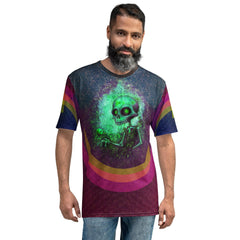 Full Moon Frights Halloween Men's Crew Neck T-Shirt - Beyond T-shirts