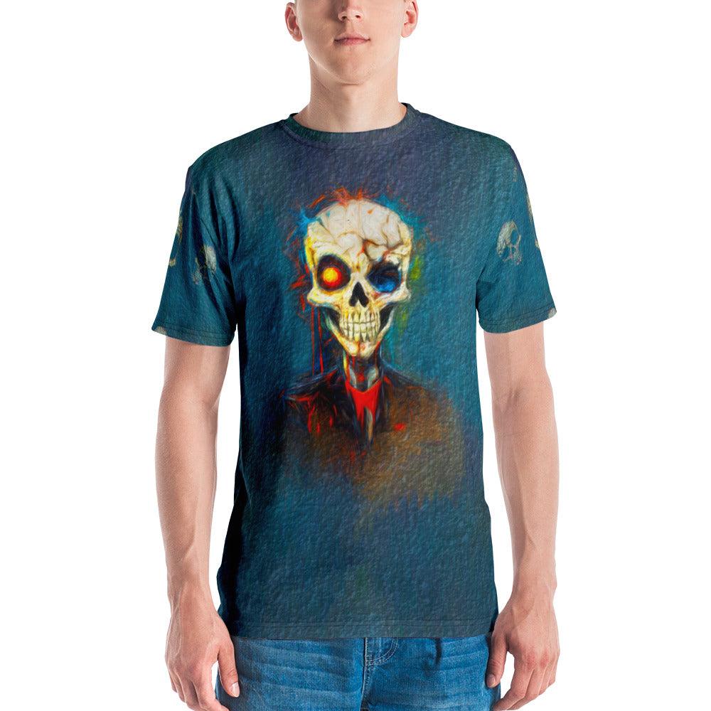 Trick Or Treat Ghostly Men's Crew Neck T-Shirt - Beyond T-shirts