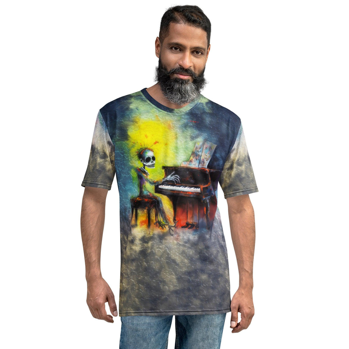 Wickedly Cool Halloween Men's Crew Neck T-Shirt - Beyond T-shirts