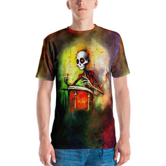 Halloween Night Owl Men's Crew Neck T-Shirt - Beyond T-shirts