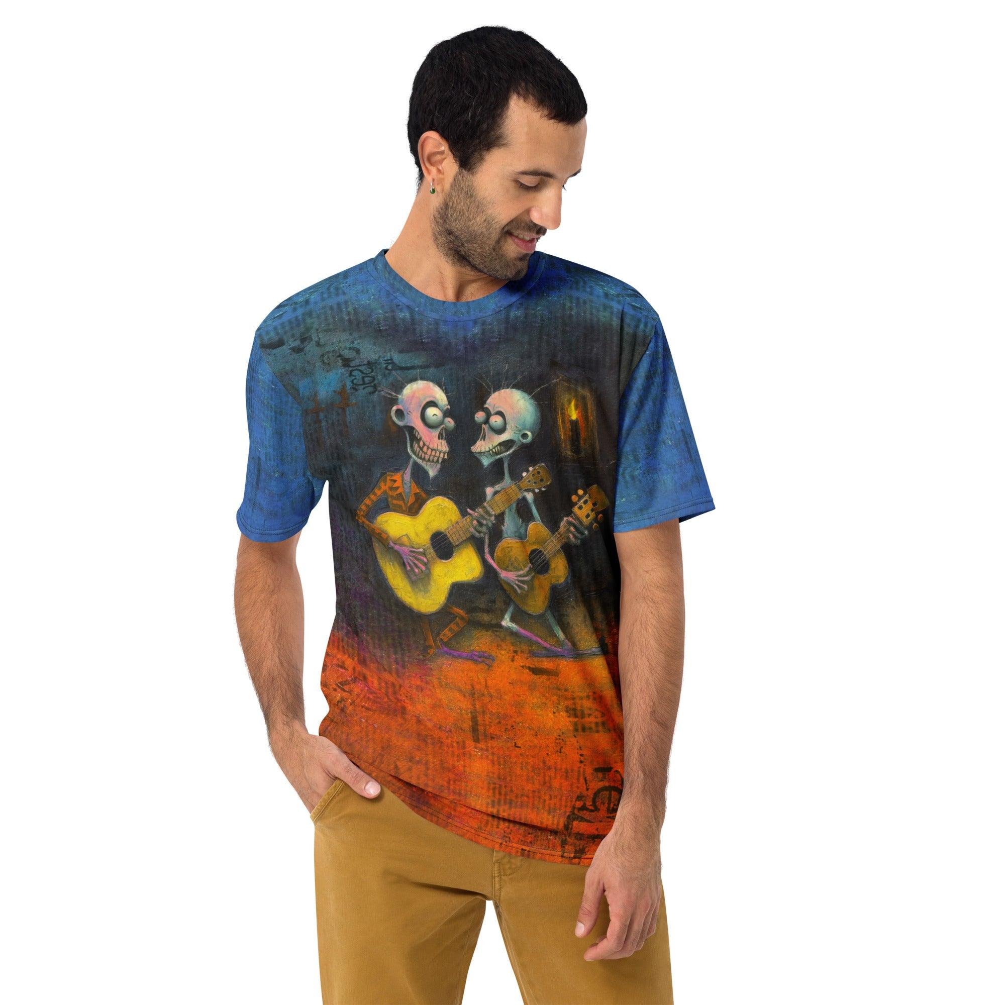 Halloween Moonlight Howl Men's Crew Neck T-Shirt - Beyond T-shirts