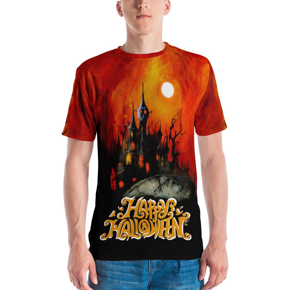 Haunted Forest Adventure Men's Crew Neck T-Shirt - Beyond T-shirts