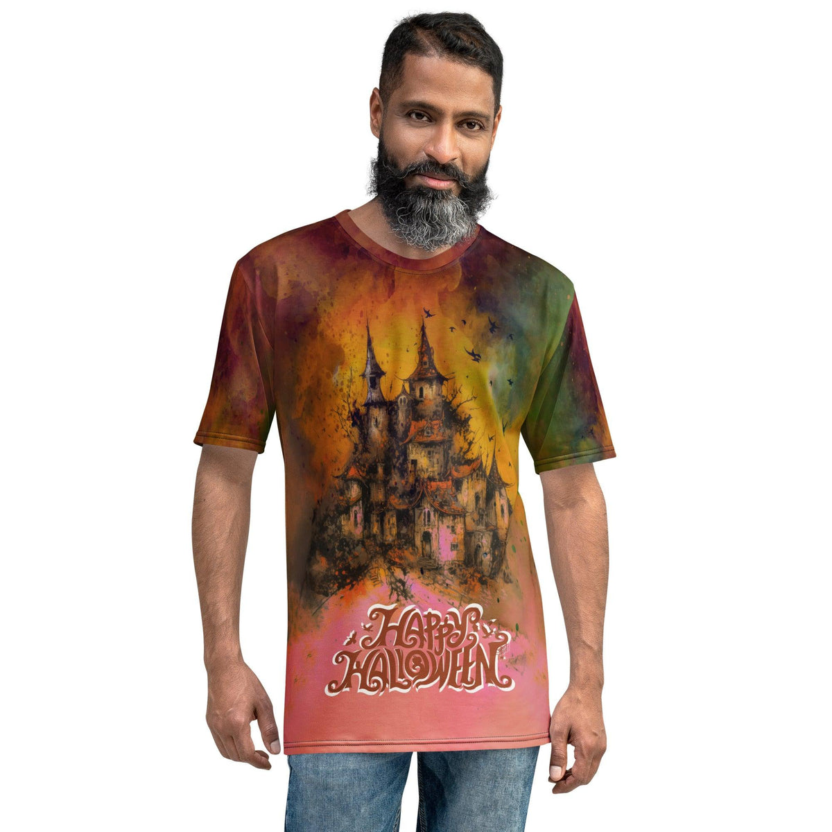 Pumpkin Spice Witch Men's Crew Neck T-Shirt - Beyond T-shirts