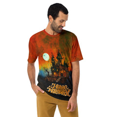 Witch's Broomstick Ride Men's Crew Neck T-Shirt - Beyond T-shirts