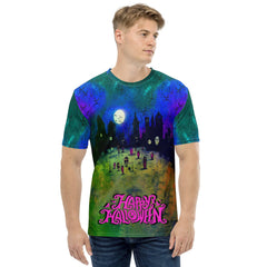 Witch's Spellbook And Cauldron Men's Crew Neck T-Shirt - Beyond T-shirts