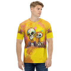 Gothic Elegance All-Over Print Men's Crew Neck T-Shirt - Beyond T-shirts