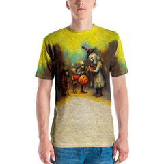 Sinister Shadows All-Over Print Men's Crew Neck T-Shirt - Beyond T-shirts