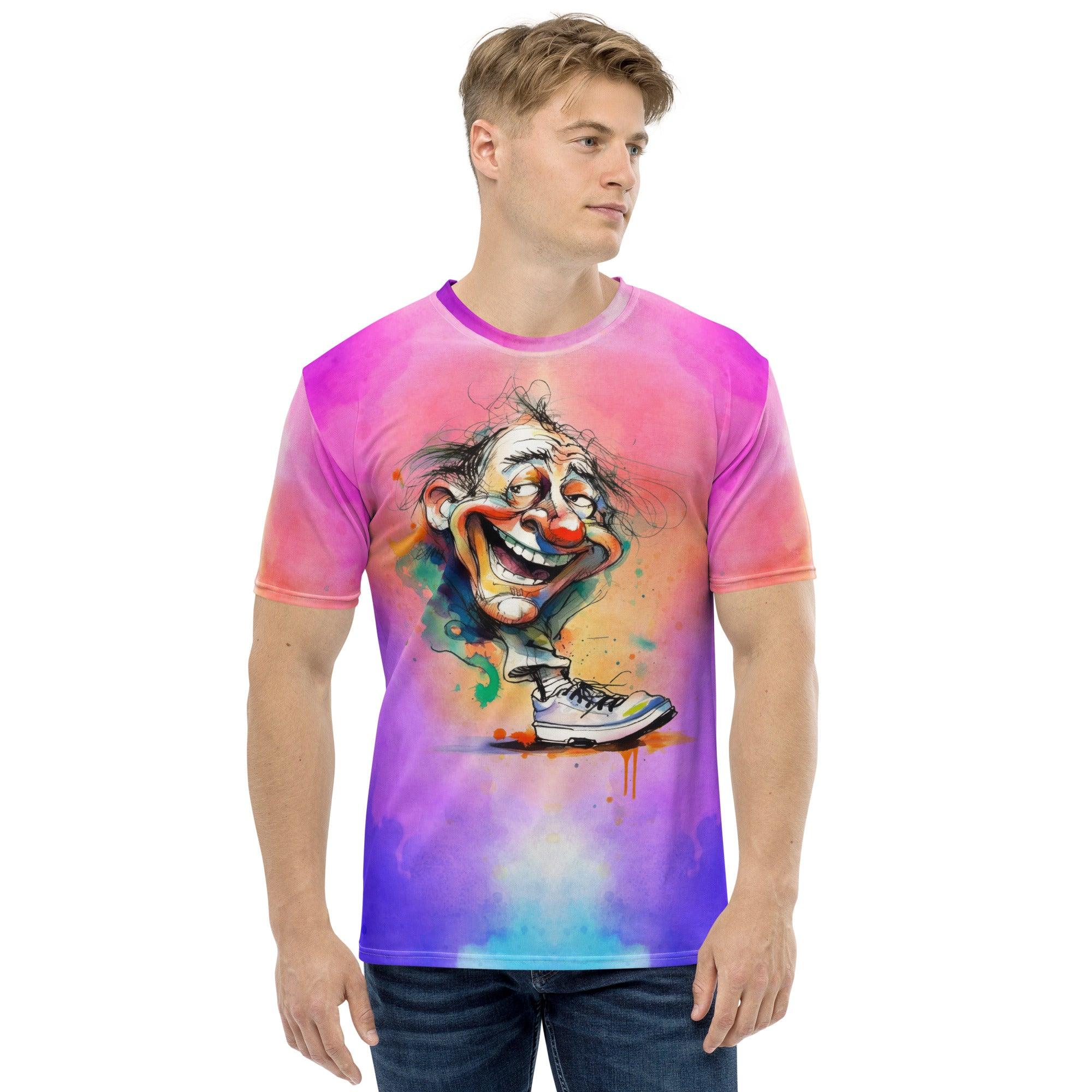 Celebrity Caricatures All-Over Print Men's Crew Neck T-Shirt - Beyond T-shirts