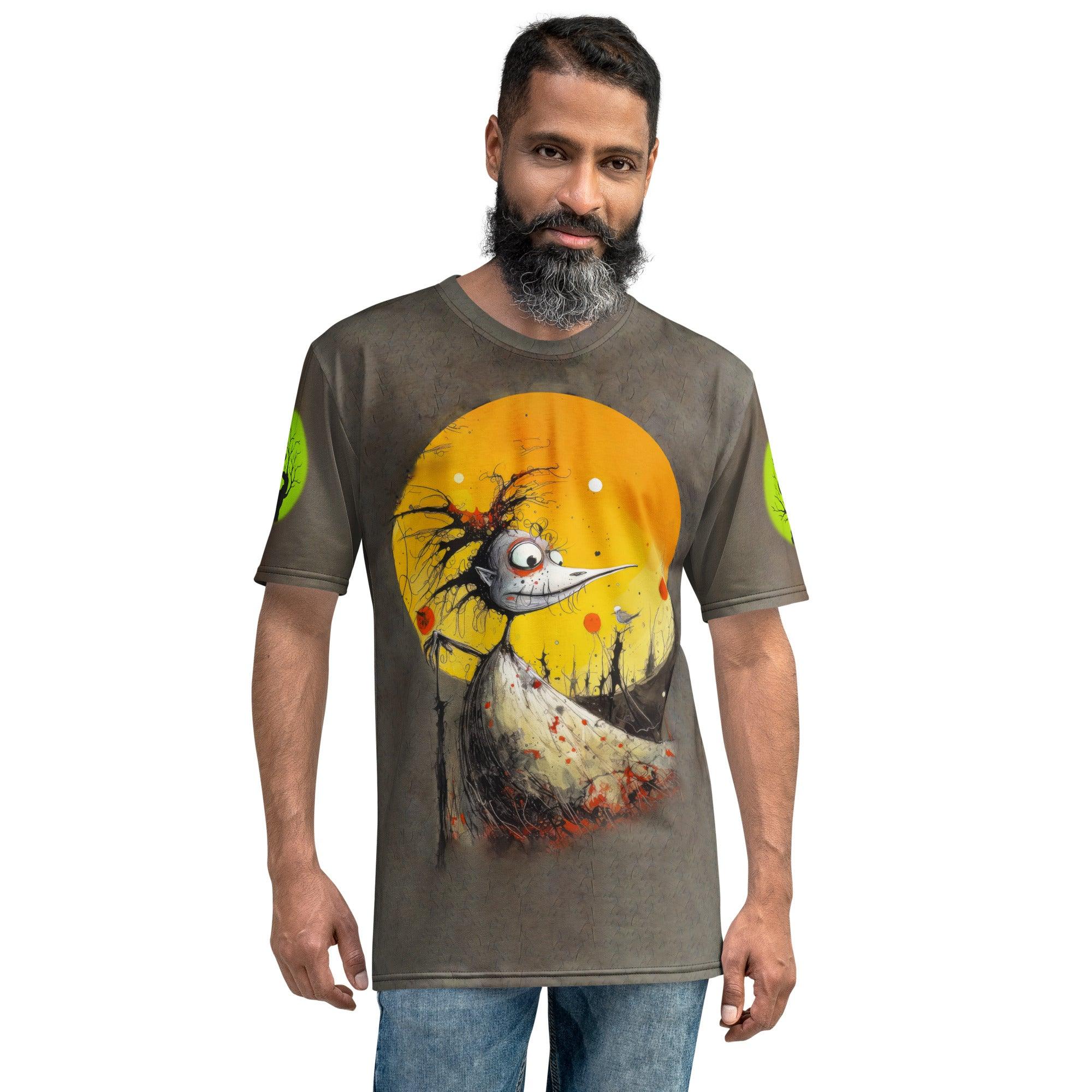 Zombie Hunter All-Over Print Men's Crew Neck T-Shirt - Beyond T-shirts