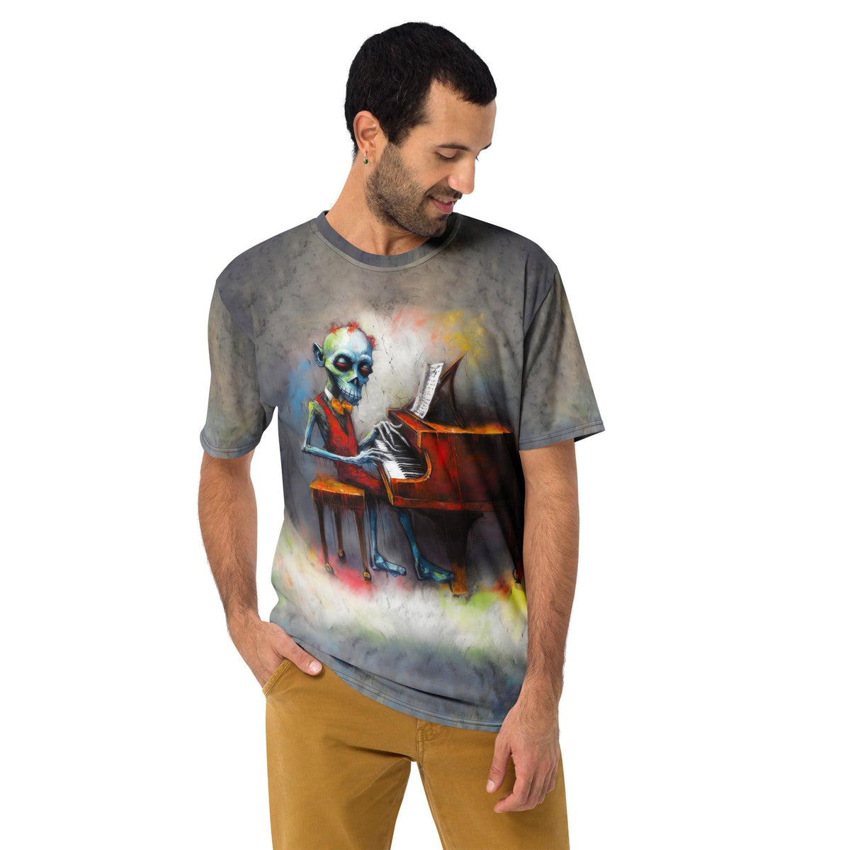 Creepy Carnival All-Over Print Men's Crew Neck T-Shirt - Beyond T-shirts