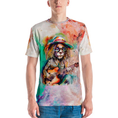 Ukulele's Uplifting Undertones Men's Crew Neck T-Shirt