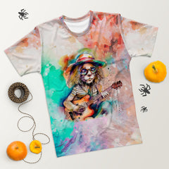 Graphic Tee Celebrating Ukulele Music