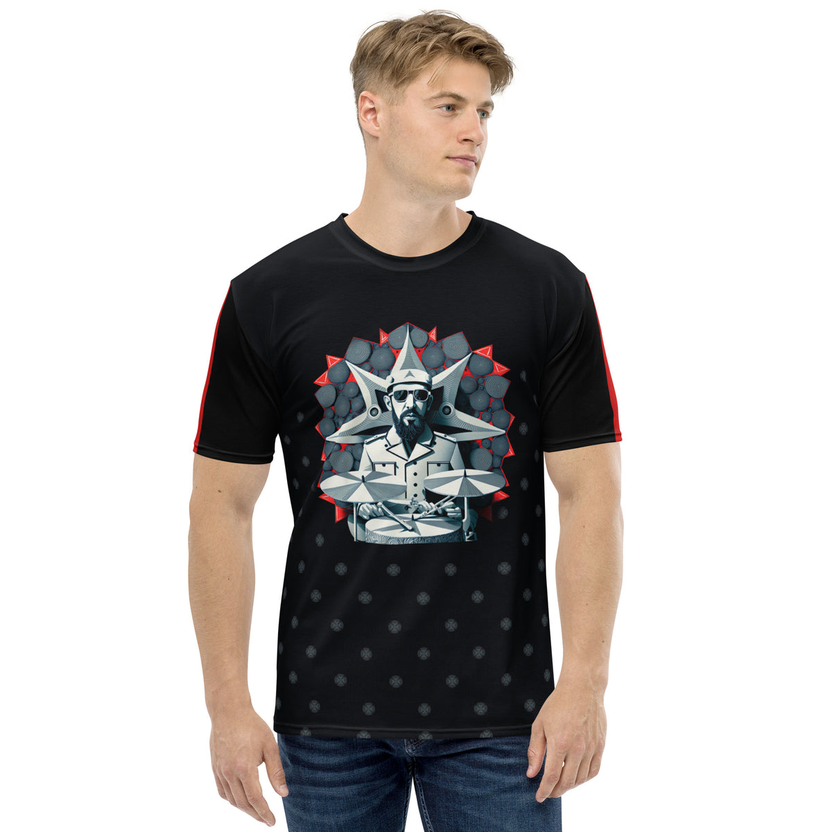 Sonic Silhouettes Men's Crew Neck T-Shirt