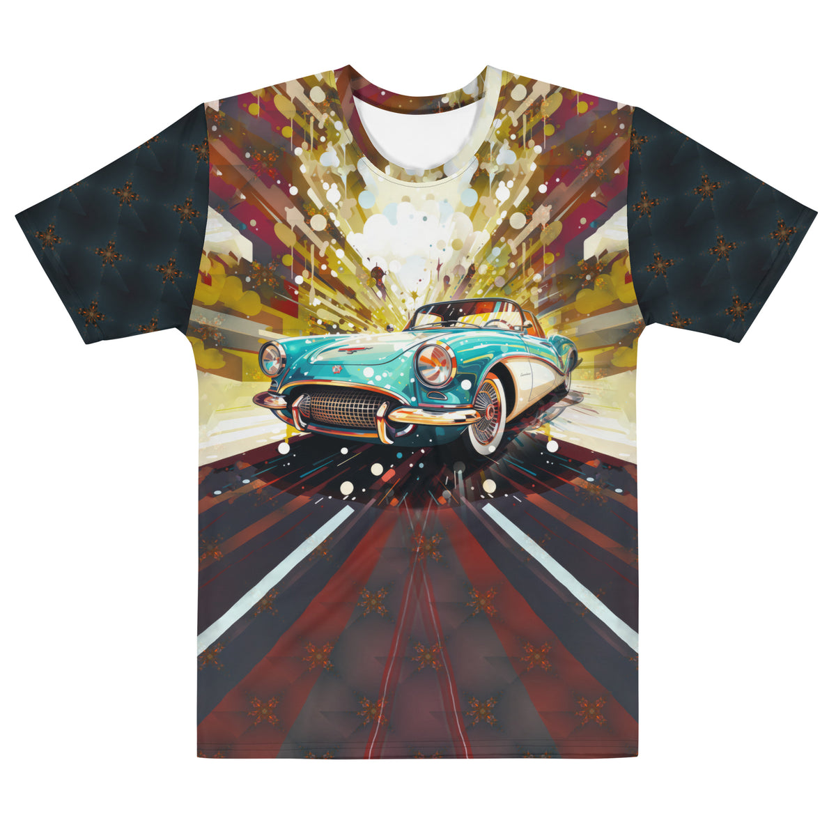 Futuristic Flyer Crew Neck T-shirt