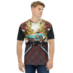 Futuristic Flyer Crew Neck T-shirt