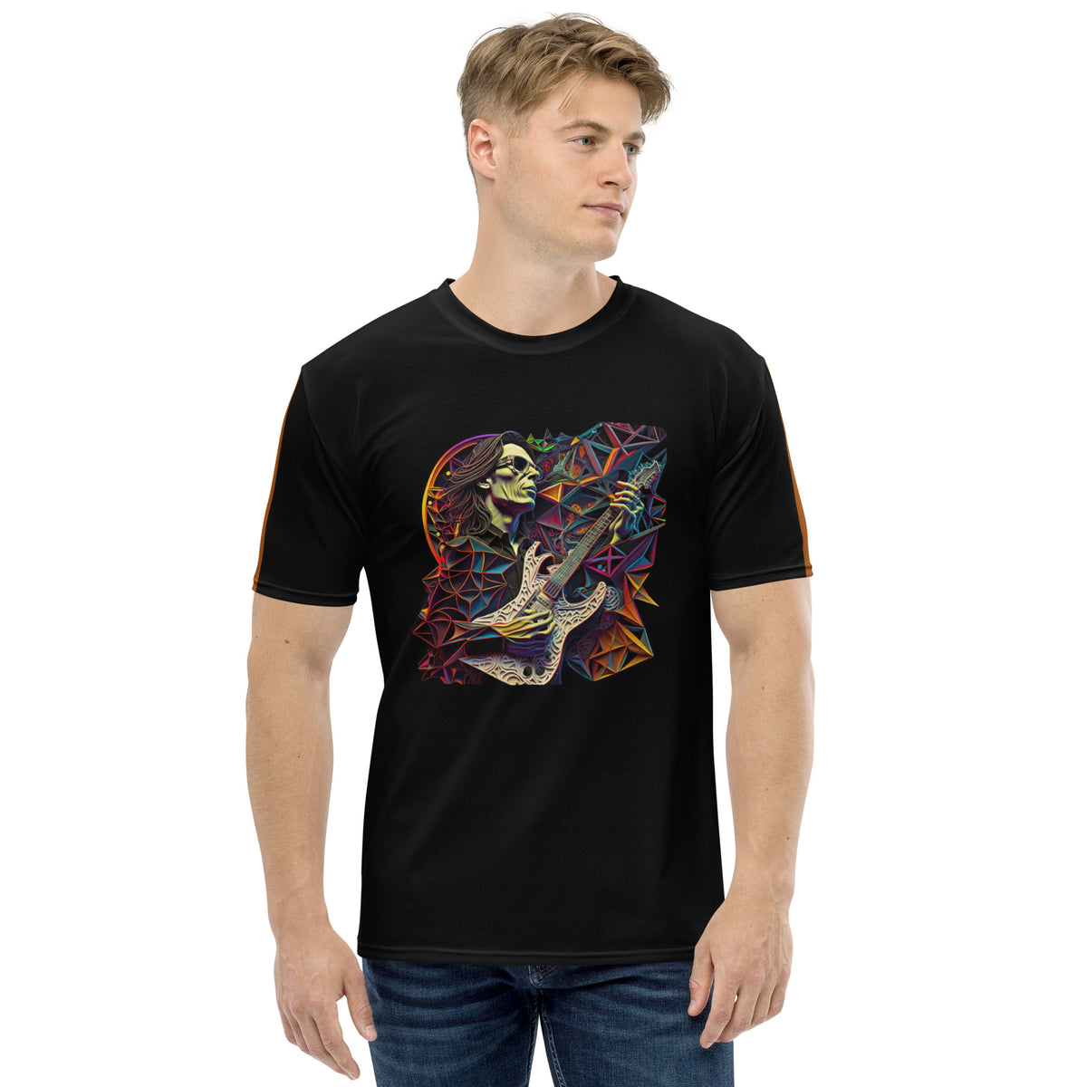 Melodic Marvel All-Over Print Men's Crew Neck T-Shirt