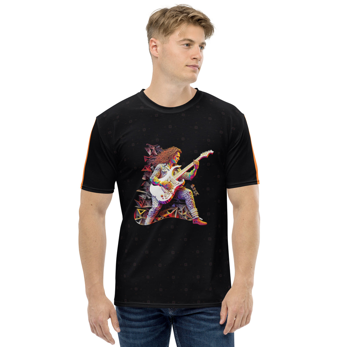 Retro Rhythms Men's Crew Neck T-Shirt