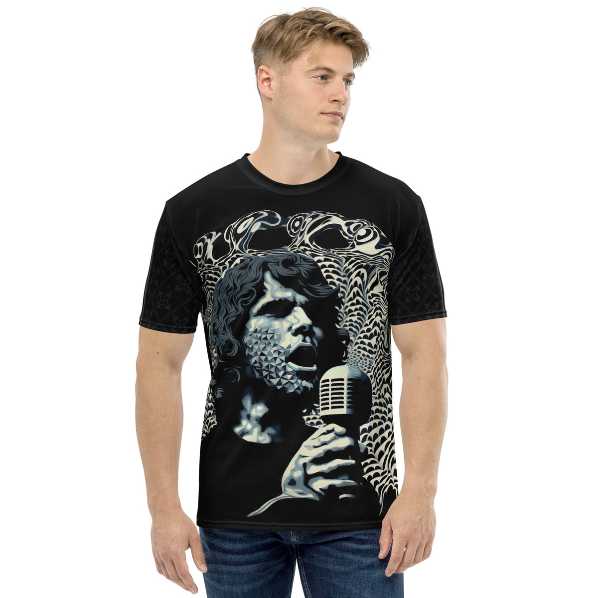 Soulful Serenade Men's Crew Neck T-Shirt