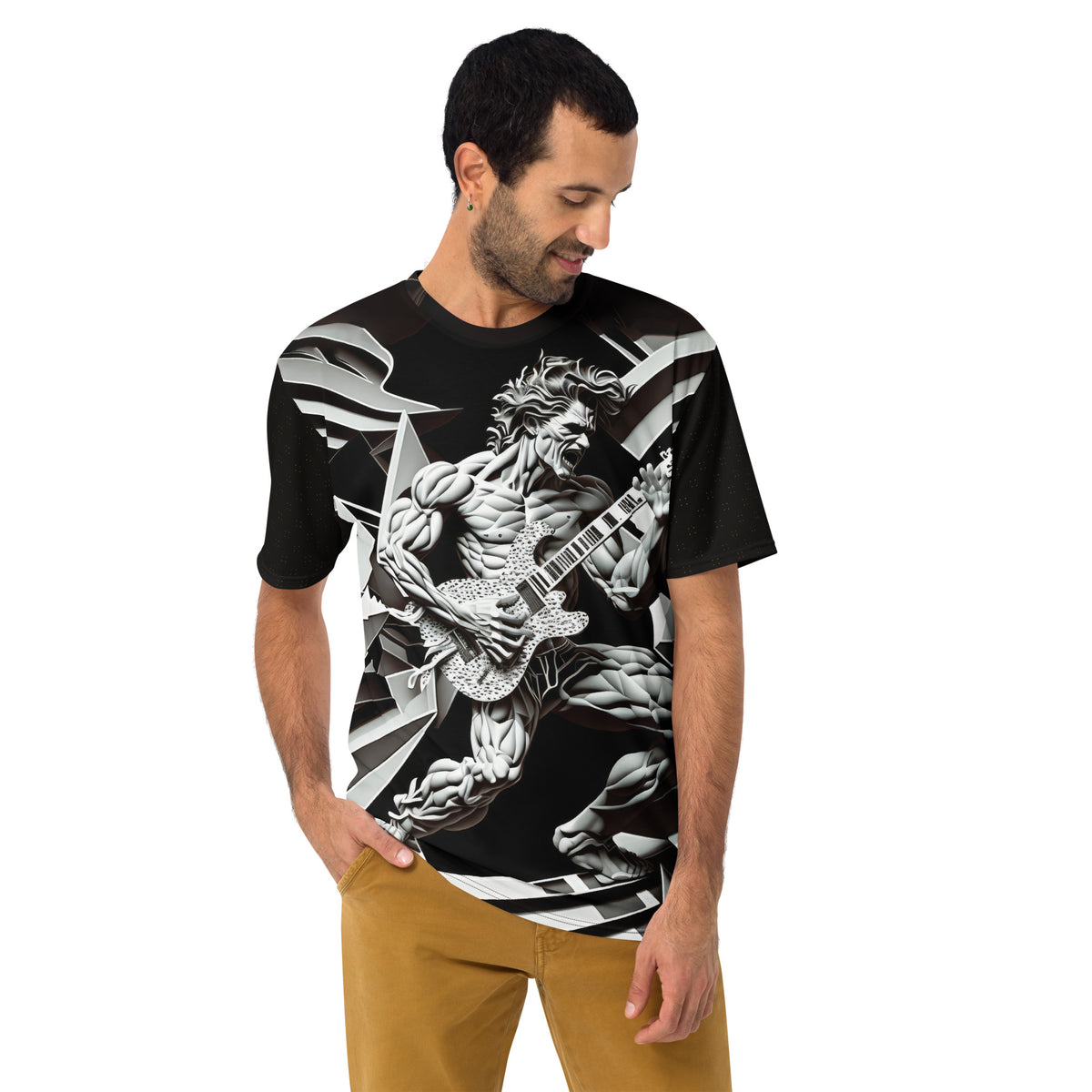 Bebop Beat Men's Crew Neck T-Shirt