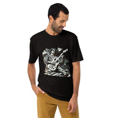 Sonic Symphony Men's T-Shirt with Vibrant All-Over Print