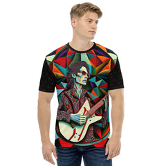 Rhythm Rebels All-Over Print Men's Crew Neck T-Shirt