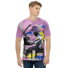 Sleek Geometry Men's Crew Neck T-Shirt